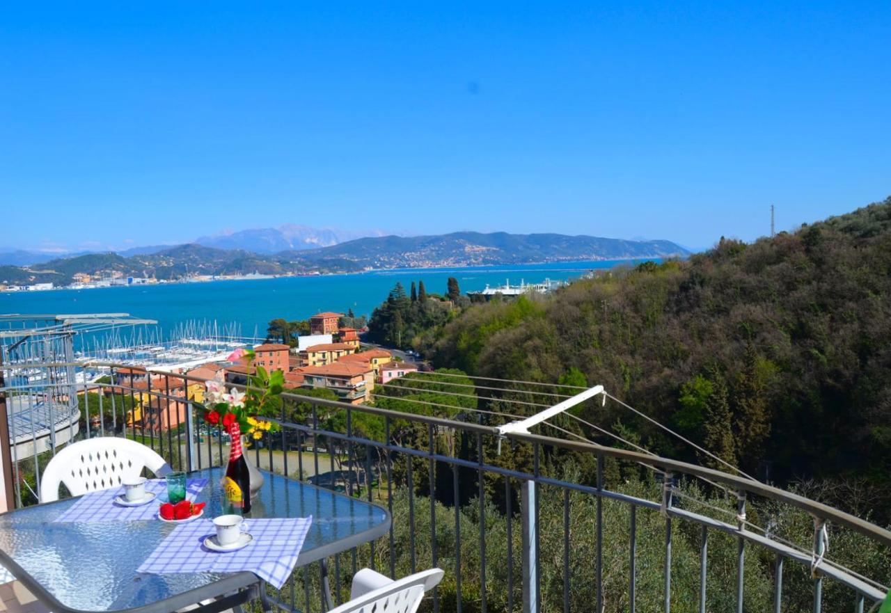Apartament Wonderful Sea View - Terrace And Parking Fezzano  Zewnętrze zdjęcie